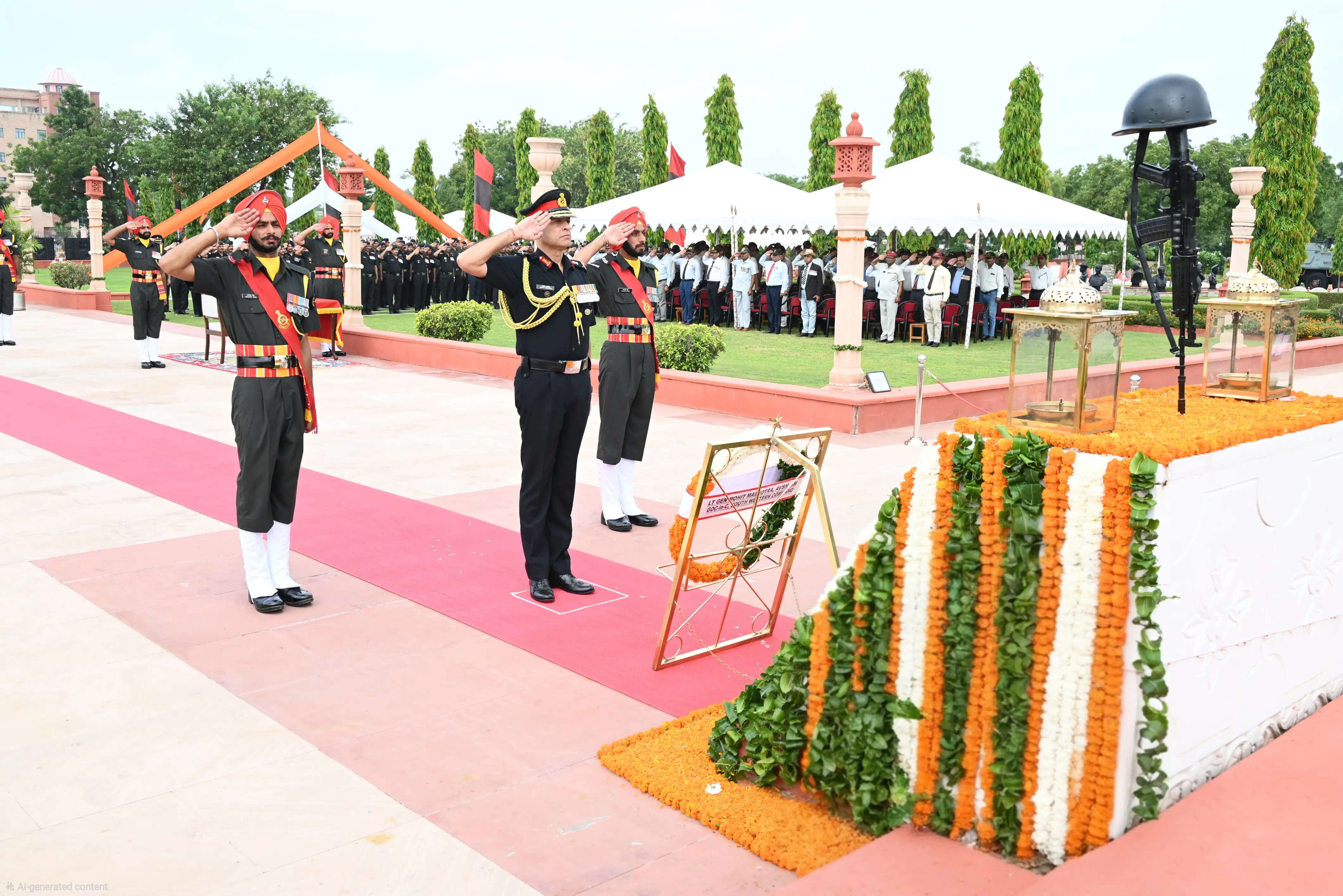 सप्त शक्ति कमांड में कारगिल विजय दिवस मनाया, अमर वीरों को श्रद्धांजलि अर्पित