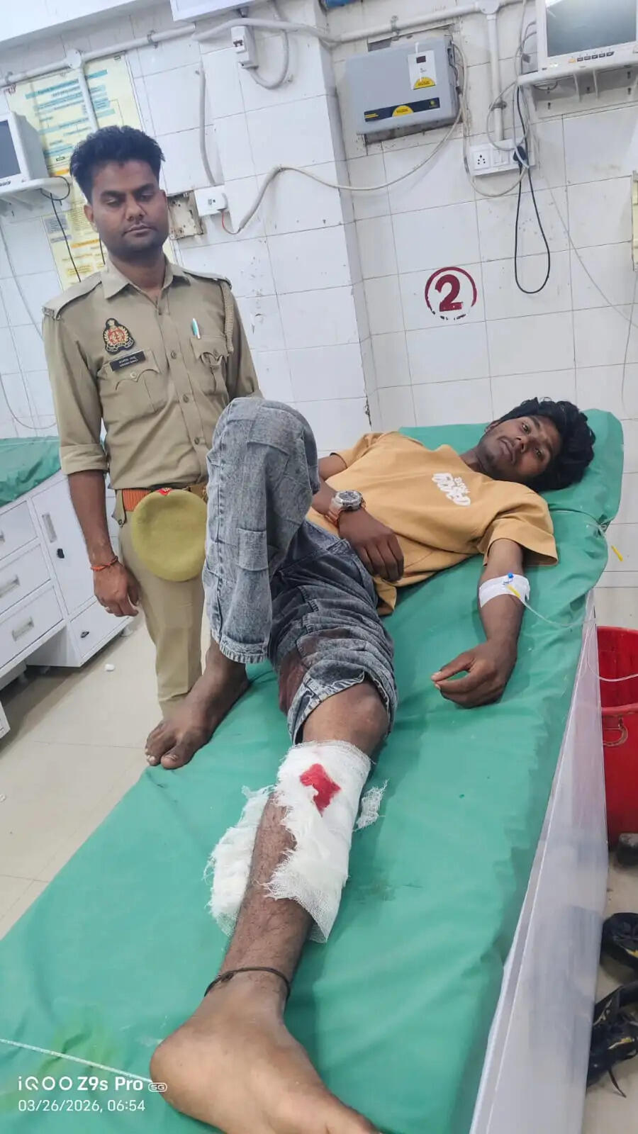 मुठभेड़ : हत्या के दो आरोपित घायल , तमंचा-कारतूस व चाकू बरामद