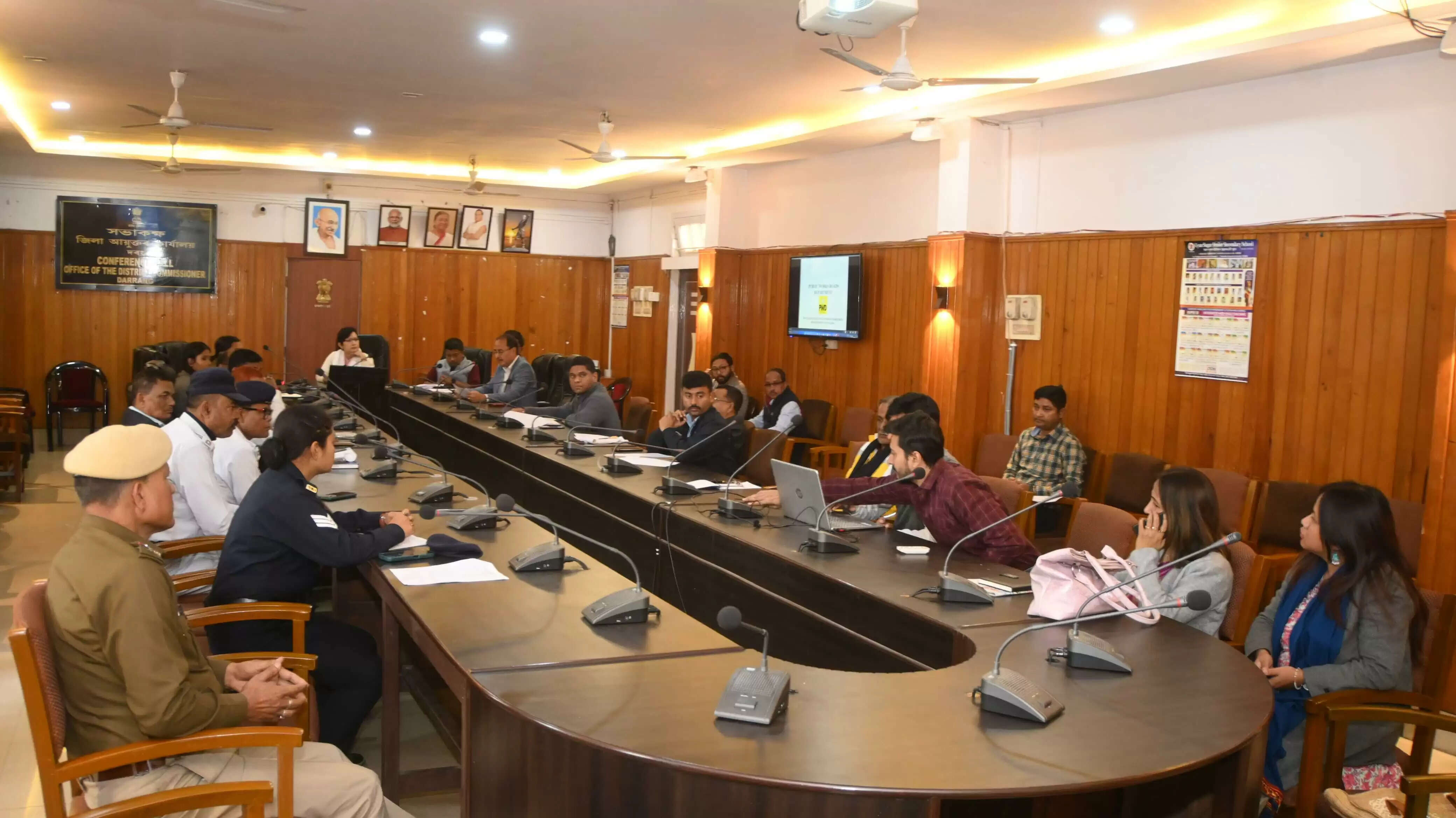 डीआरएससी की बैठक में हुई दरंग में सड़क दुर्घटनाओं की स्थिति की समीक्षा