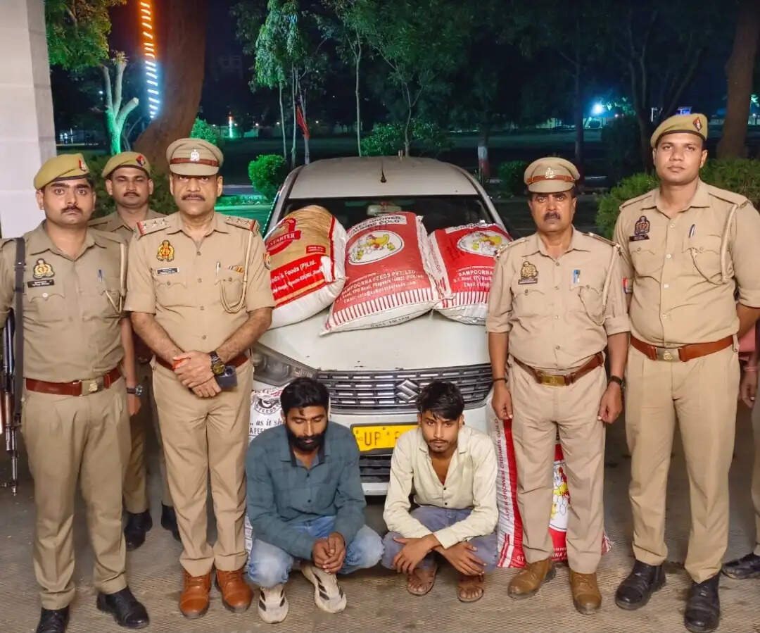 सोनभद्र में दो तस्कर गिरफ्तार, 01.38 कुन्तल अवैध डोडा बरामद
