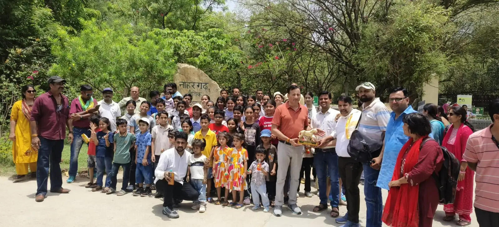पिंक सिटी प्रेस के बाल अभिरुचि शिविर में बच्चों ने किया नाहरगढ़ जैविक उद्यान का भ्रमण