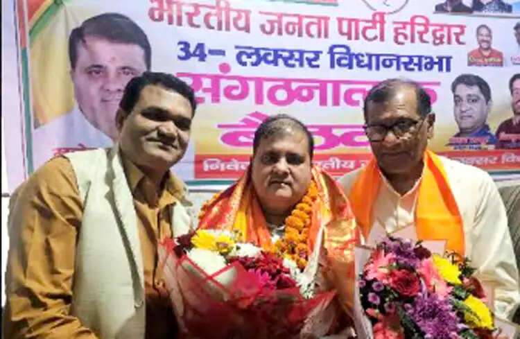 लक्सर में भाजपा ने फूंका चुनावी बिगुल, महेंद्र भट्ट ने दिया एकजुटता का मंत्र