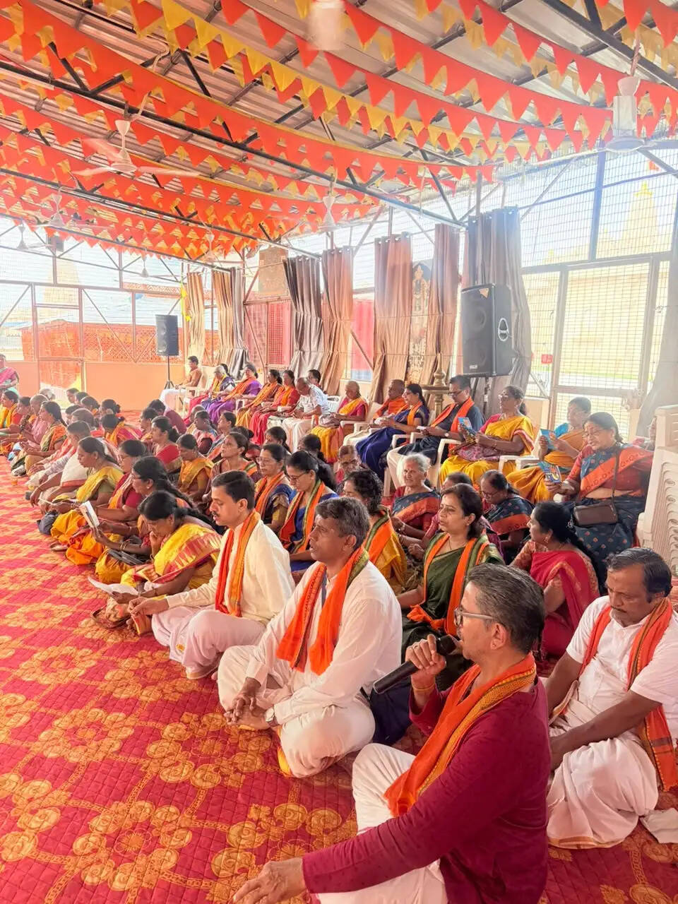श्रीराम मंदिर में गुंजायमान हुआ विष्णु सहस्रनाम पाठ