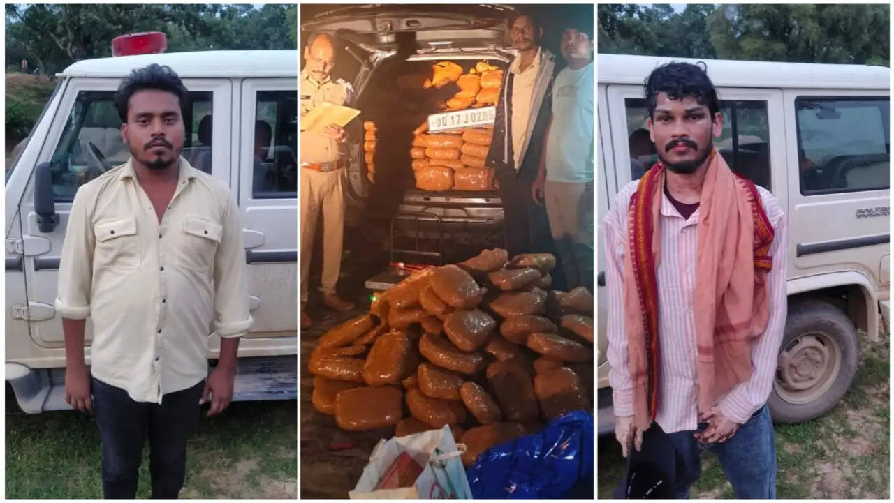जशपुर : एक करोड़ से अधिक के गांजे के साथ तीन कारें जब्त, दो अंतरराज्यीय तस्कर गिरफ्तार