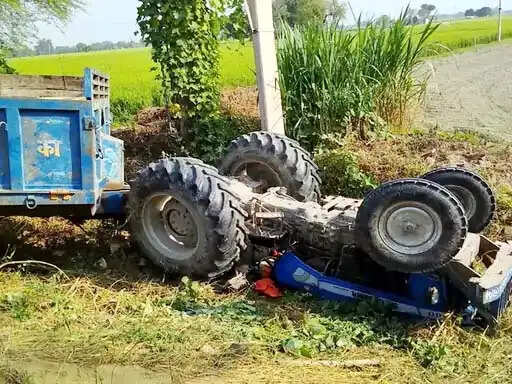 फरीदाबाद: ट्रैक्टर पलटने से किसान की मौत