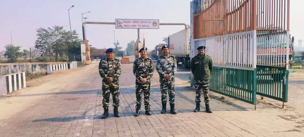 एसएसबी बल मुख्यालय डीआईजी ने 56वीं बटालियन का लिया जायजा