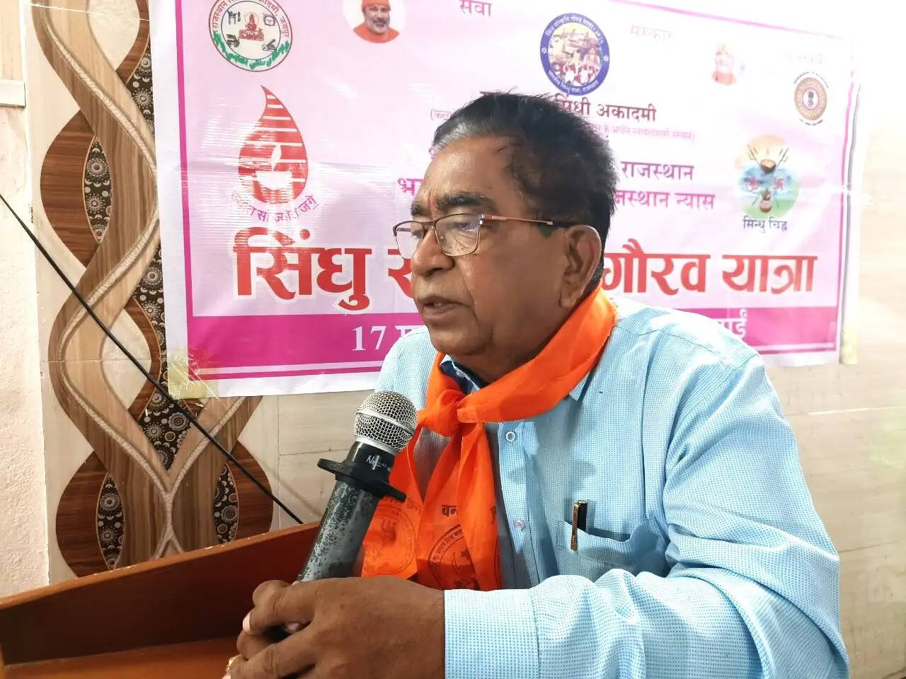 सिंधु संस्कृति की अलख लेकर शाहपुरा पहुंची गौरव यात्रा, युवाओं में जागा सनातन और सांस्कृतिक चेतना का जोश