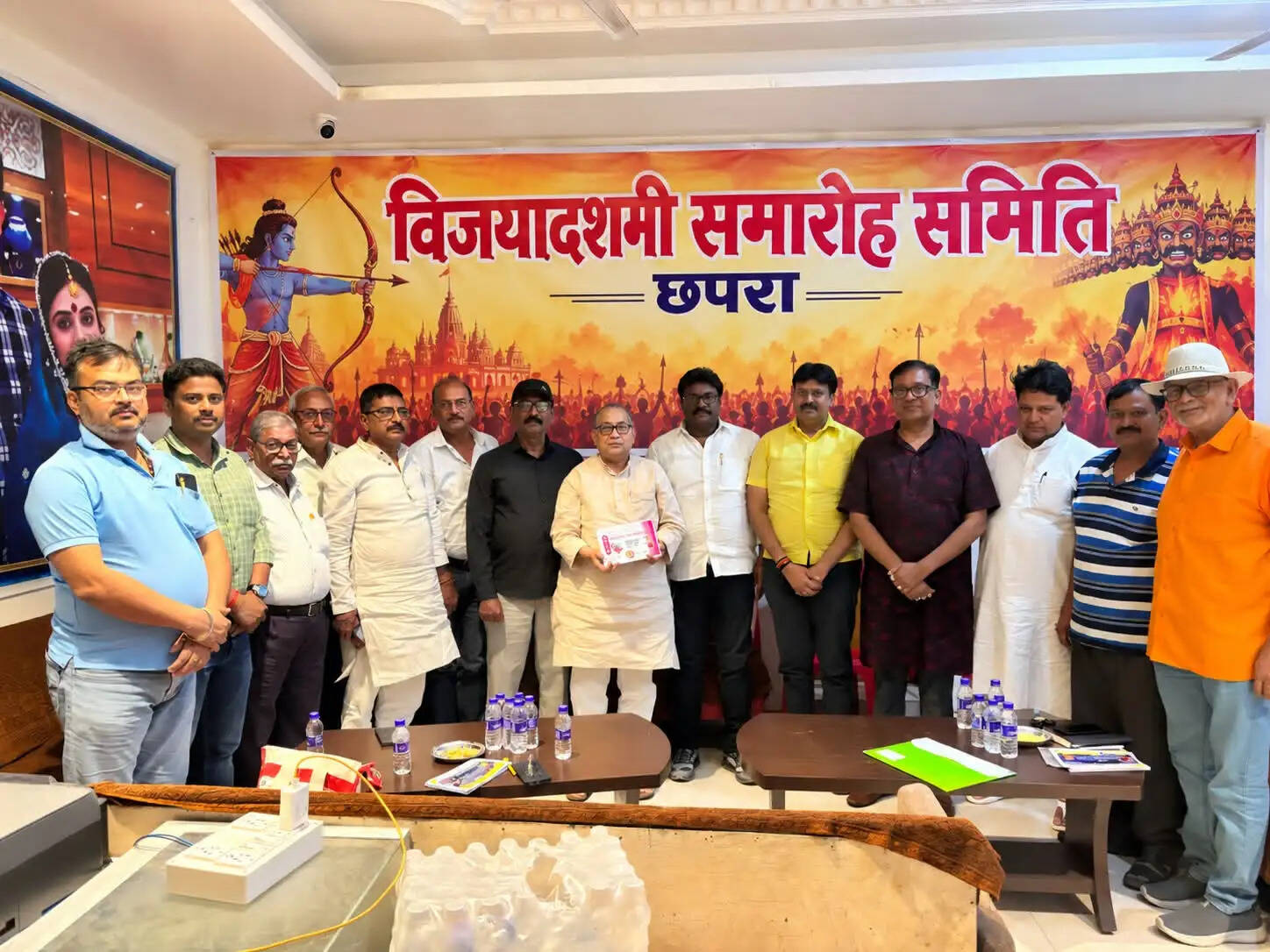 छपरा में विजयदशमी सह रावण वध समारोह समिति की हुई बैठक