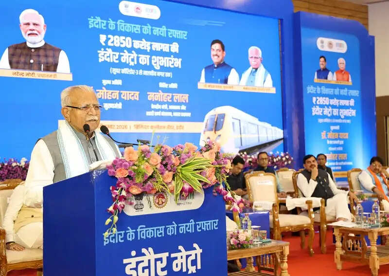 मेट्रो परियोजना परिवहन के साथ विकसित भारत के निर्माण का महत्वपूर्ण माध्यम : मनोहर लाल