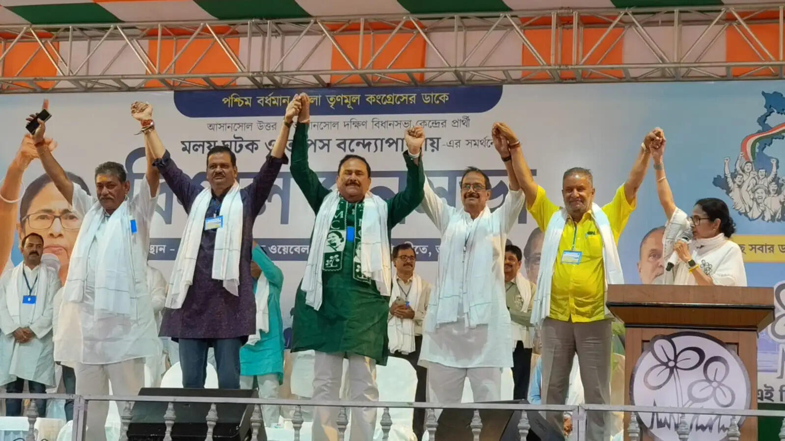 आसनसोल : जनसभा में गरजी मुख्यमंत्री ममता बनर्जी, केंद्र सरकार पर साधा निशाना