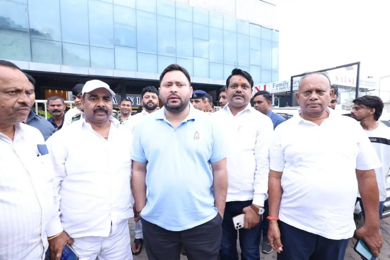 रामगढ़ में तेजस्वी यादव का हुआ स्वागत