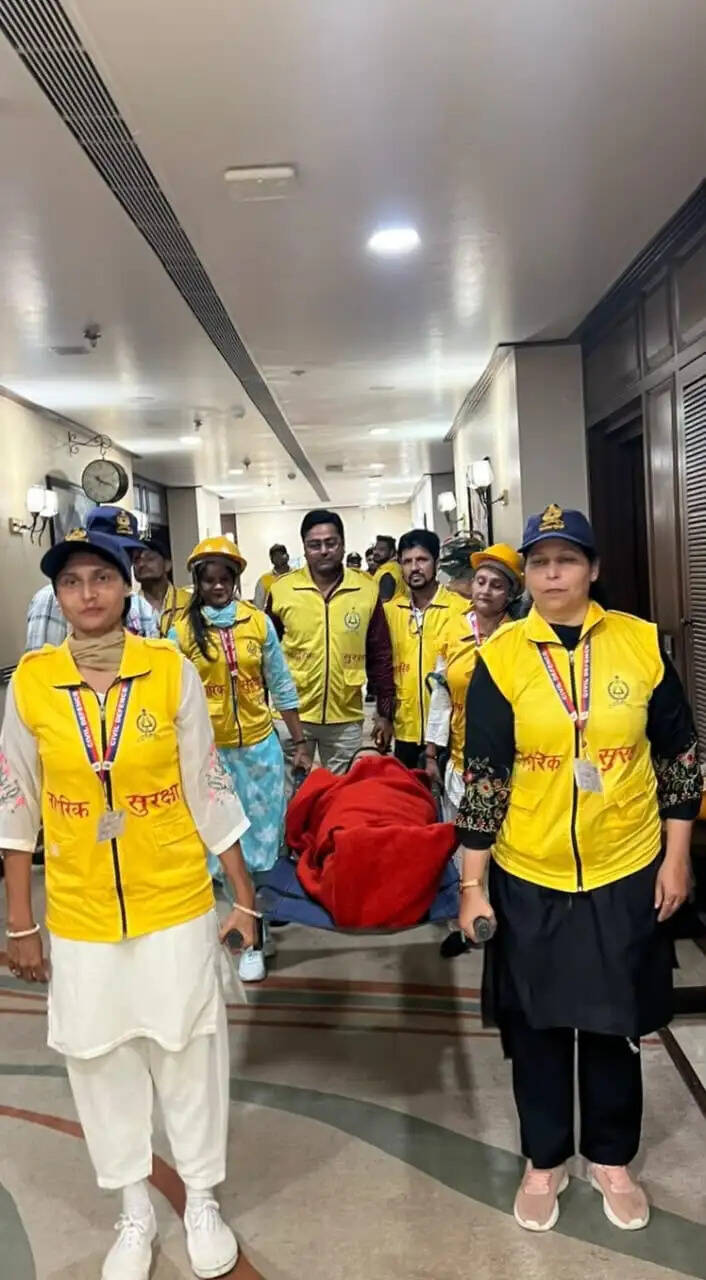 नागरिक सुरक्षा एवं अग्निशमन विभाग का संयुक्त मॉक ड्रिल, आपदा से बचाव के सिखाए तरीके