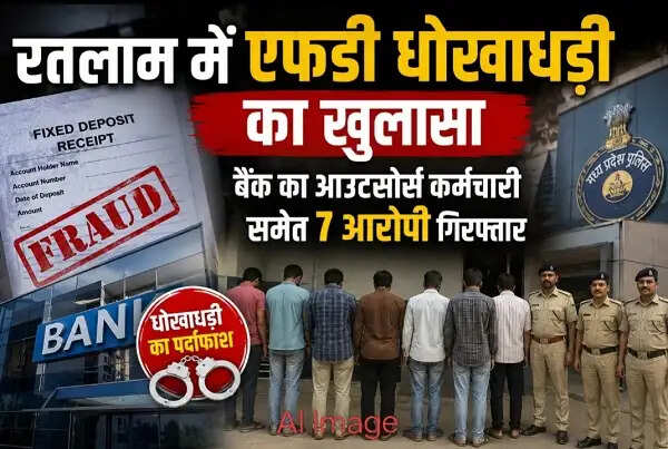 रतलाम: यूको बैंक एफडी धोखाधड़ी मामले में सात आरोपित गिरफ्तार