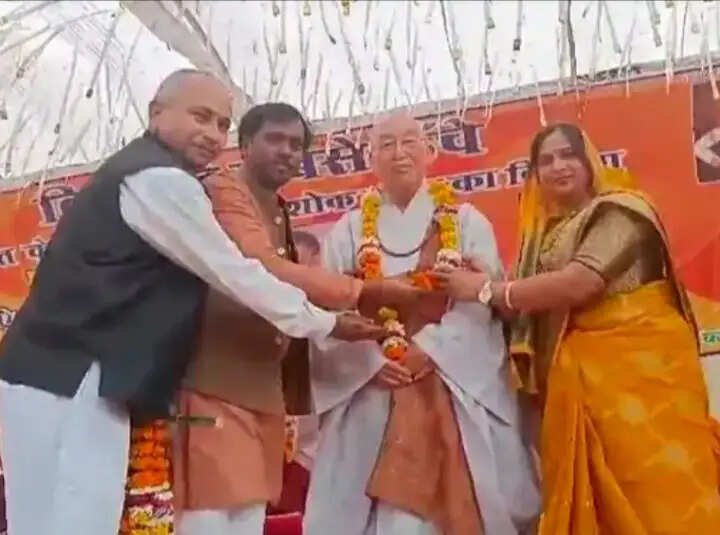 कन्नौज: विश्व के सबसे ऊंचे अशोक स्तम्भ के लिए भूमि पूजन हुआ