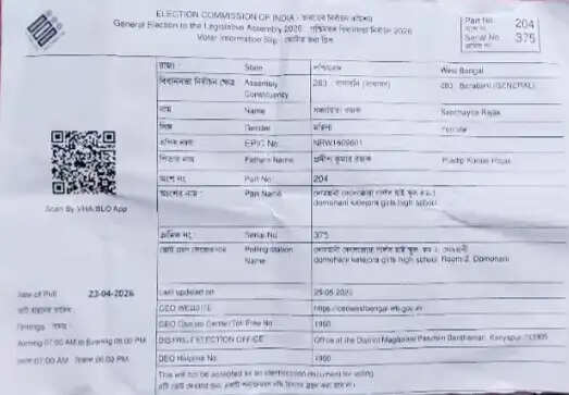 बाराबनी निर्वाचन क्षेत्र में छात्रा को मतदान से रोका गया, पोस्टल वोट (पीबी) का हवाला देकर लौटाया