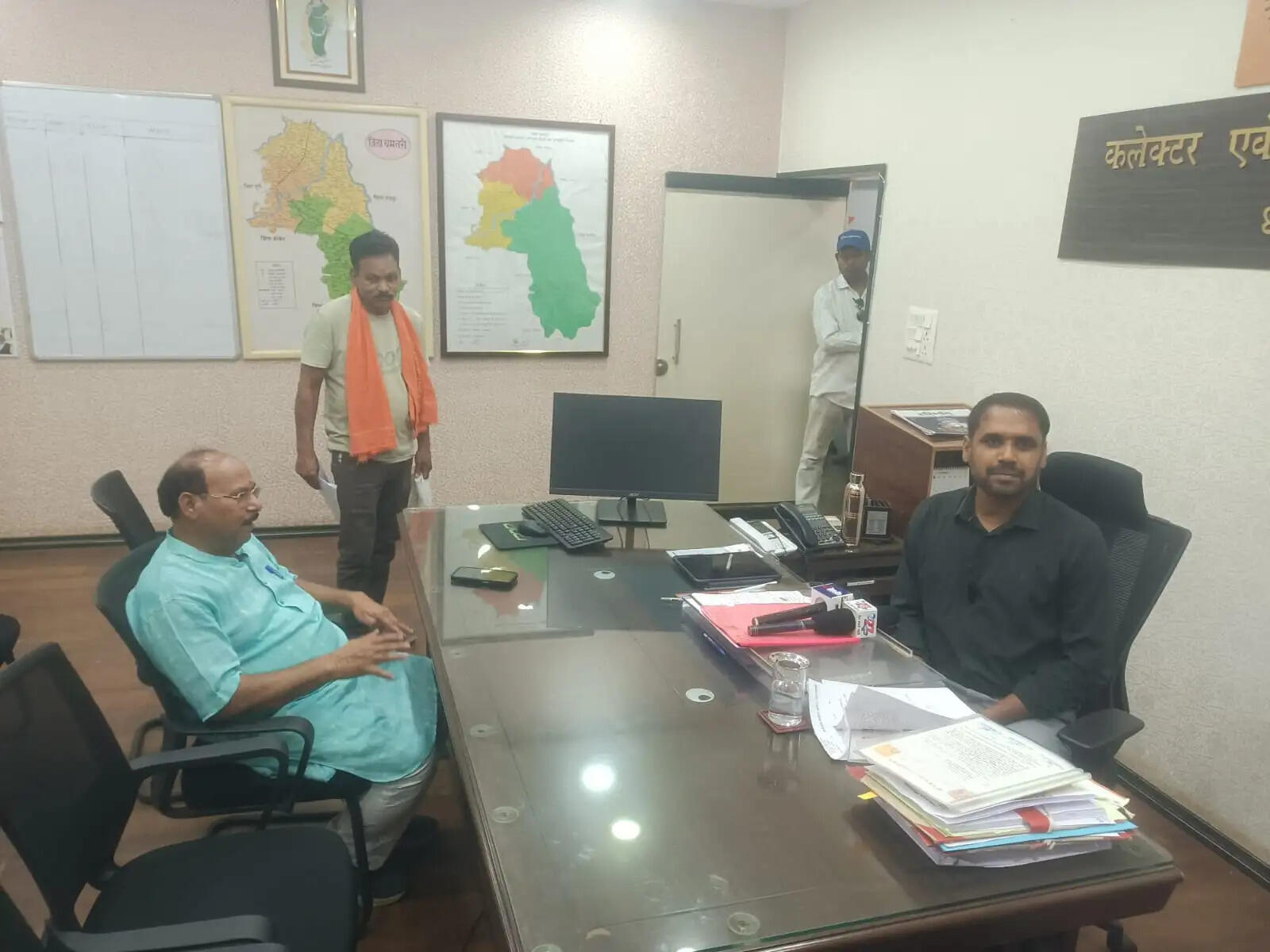 जिला अस्पताल में दवाओं और उपकरणों की कमी पर लेखराम साहू ने जताई नाराजगी
