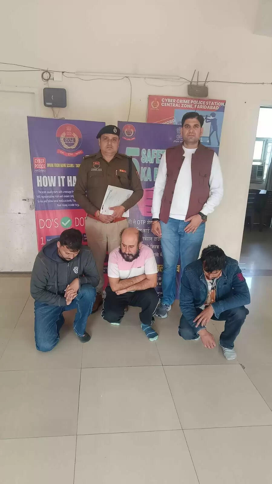 फरीदाबाद : फर्जी दस्तावेज से क्रेडिट कार्ड बनवाकर लाखों की धोखाधड़ी में तीन गिरफ्तार