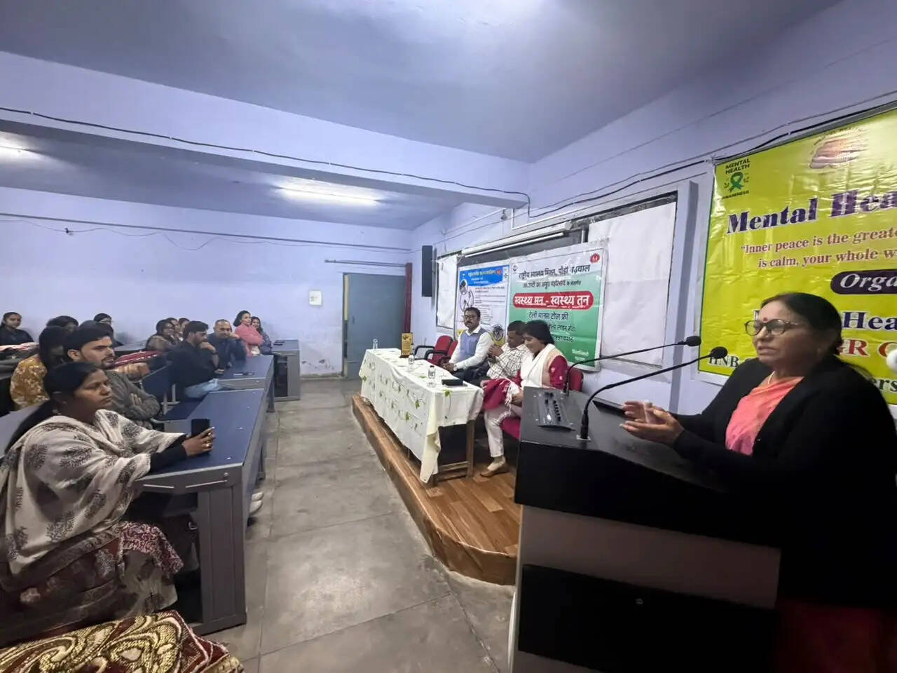 मानसिक स्वास्थ्य को लेकर विद्यार्थियों को किया जागरूक