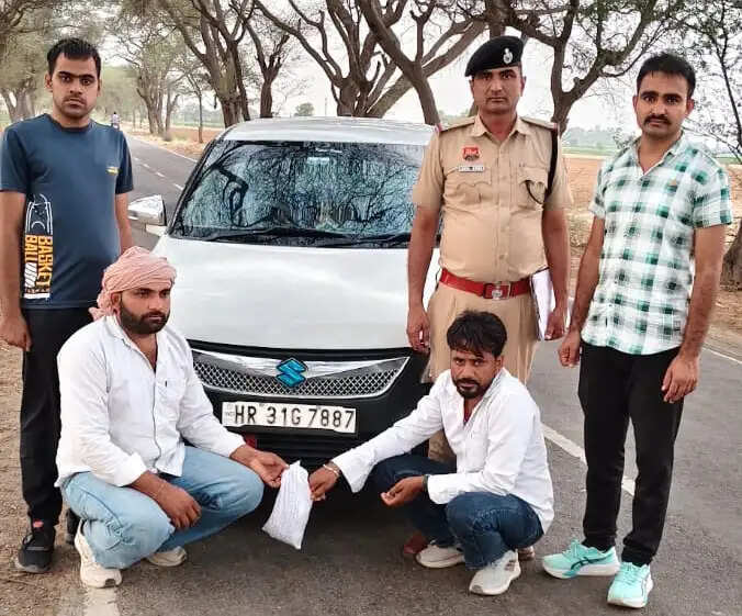 राजस्थान के दो नशा तस्कर सिरसा में गिरफ्तार