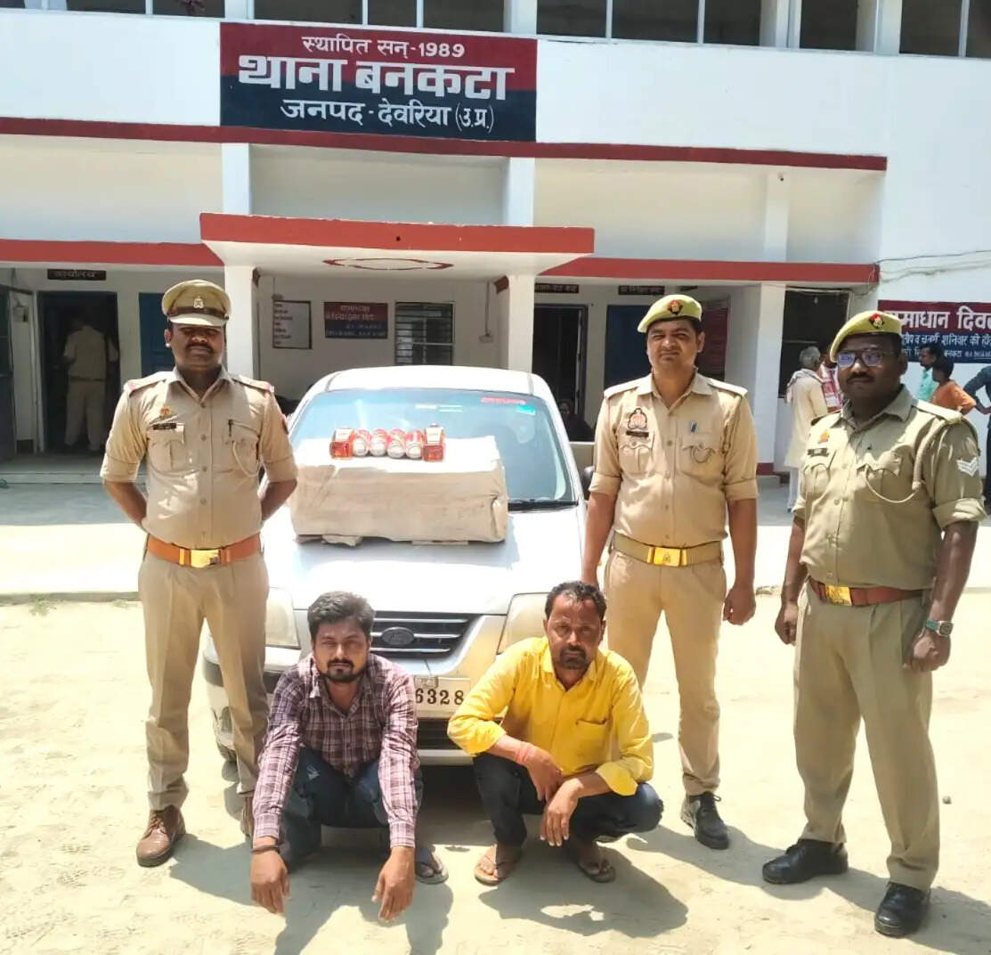 अवैध रूप से बिहार ले जाई जा रही शराब के साथ दो लोग गिरफ्तार