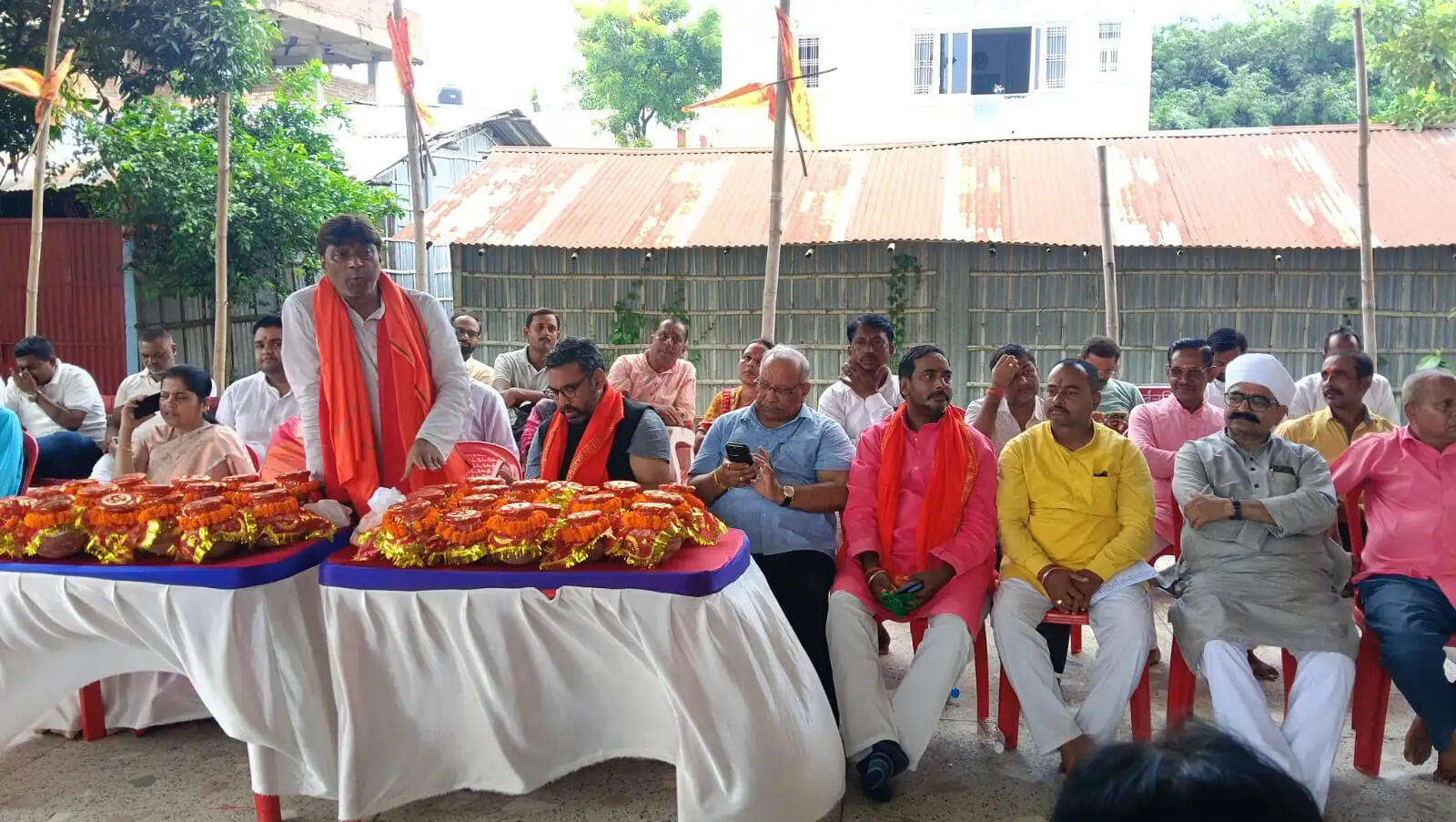 संत रविदास के विचारों को बूथ स्तर तक पहुँचाने का संकल्प, 34 मंडलों में बांटे गए मंगल कलश
