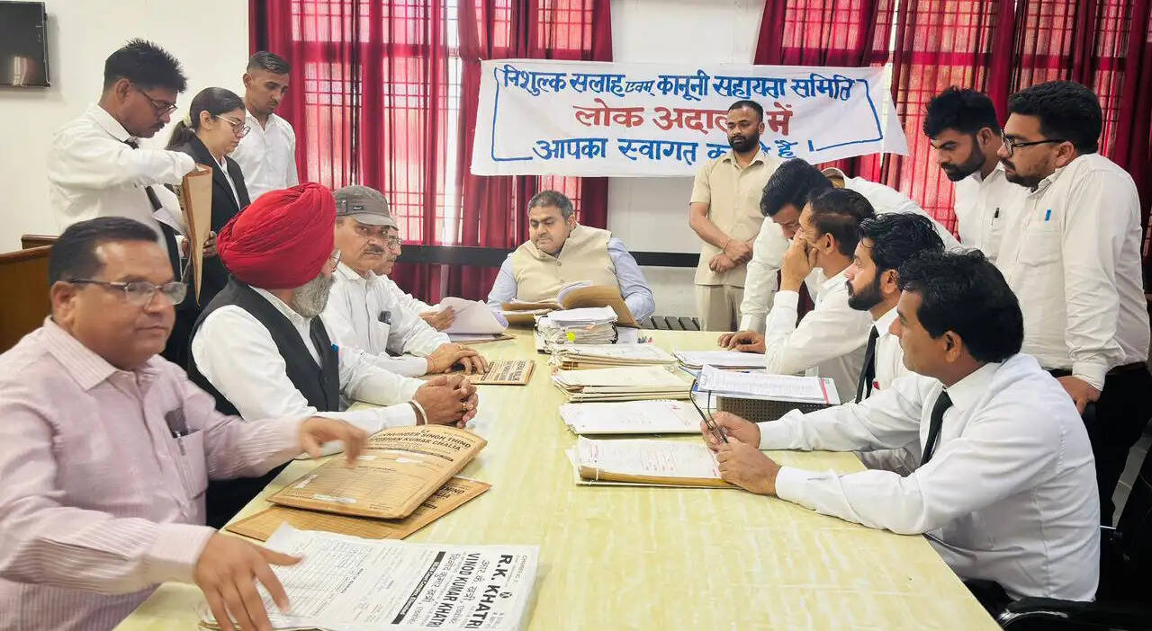 सिरसा: विशेष लोक अदालत 109 केसों का निपटारा