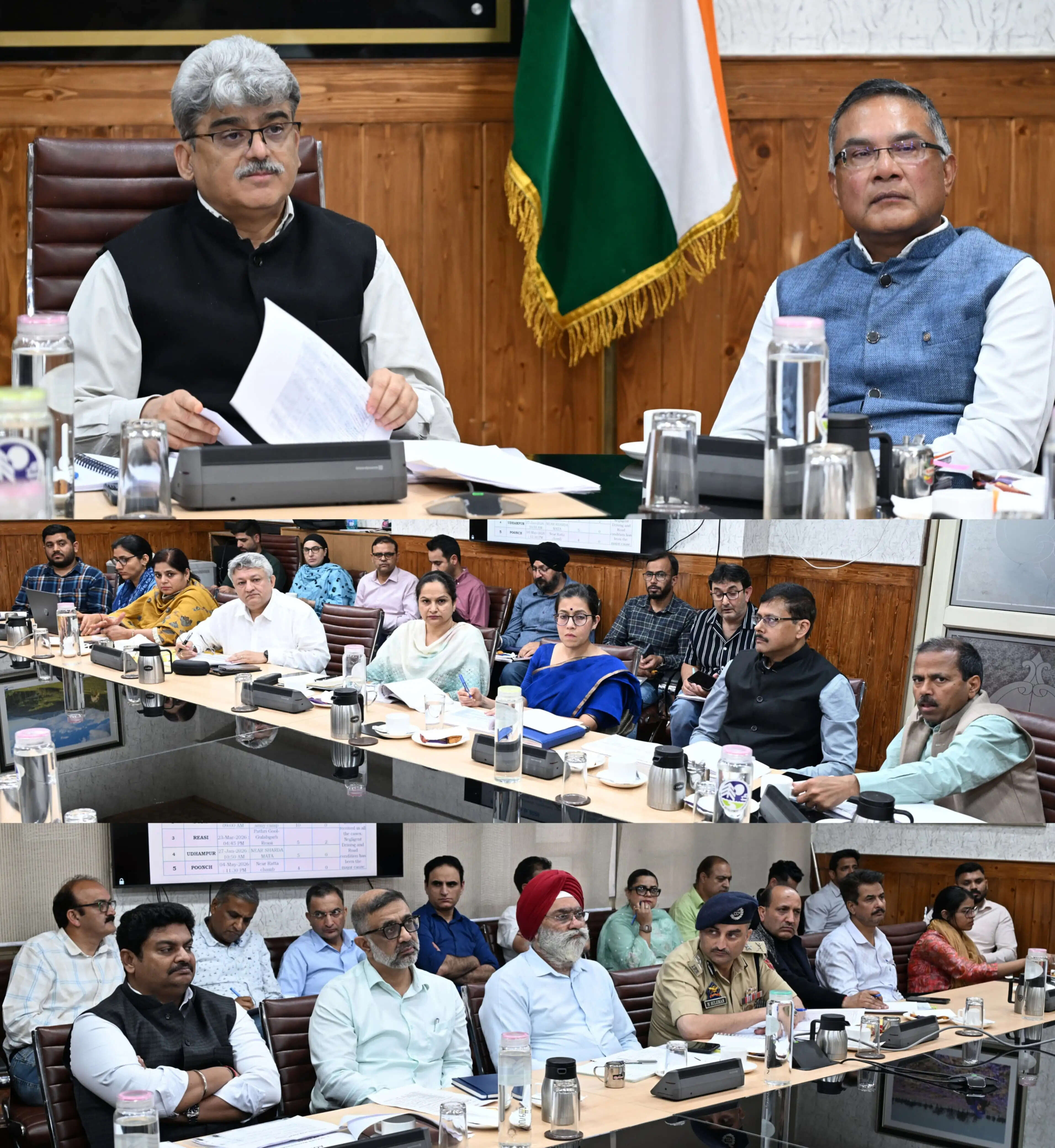 मुख्य सचिव ने परिवहन विभाग के कामकाज की समीक्षा की, सुरक्षित सड़कों पर दिया जोर