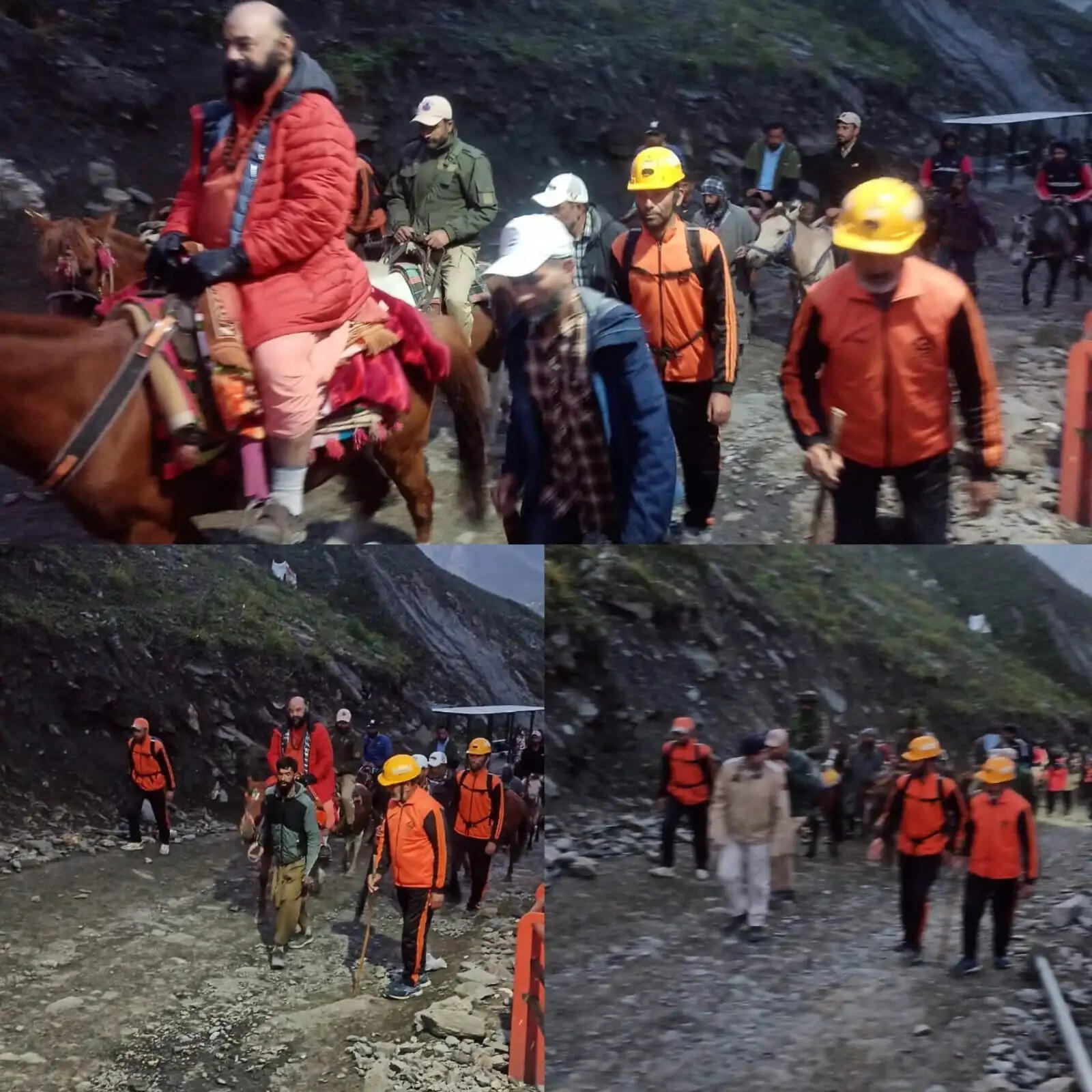 छड़ी मुबारक के पवित्र गुफा की ओर बढ़ने के साथ ही अमरनाथ यात्रा संपूर्णता की ओर