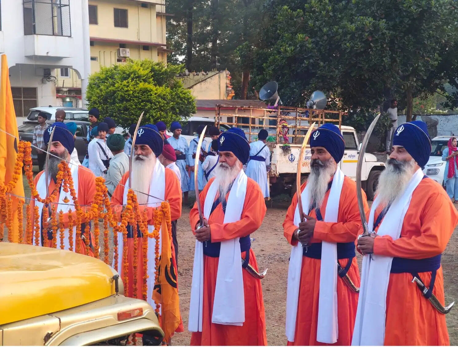 अनूपपुर: गुरुद्वारा में दो दिवसीय बैसाखी महापर्व शुरू,प्रभात फेरी के साथ हुआ कीर्तन