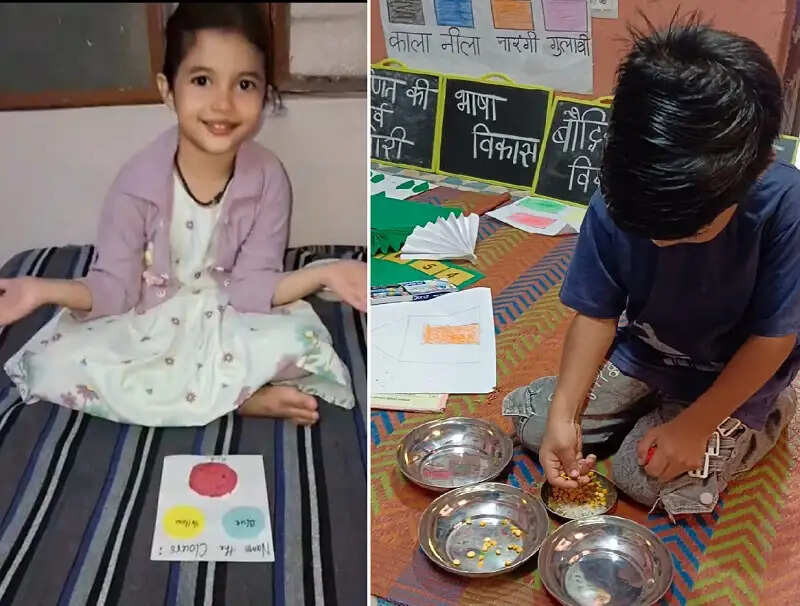 मप्र के चार जिलों में 80 हजार बच्चे खेल-खेल में कर रहे हैं स्कूल की तैयारी