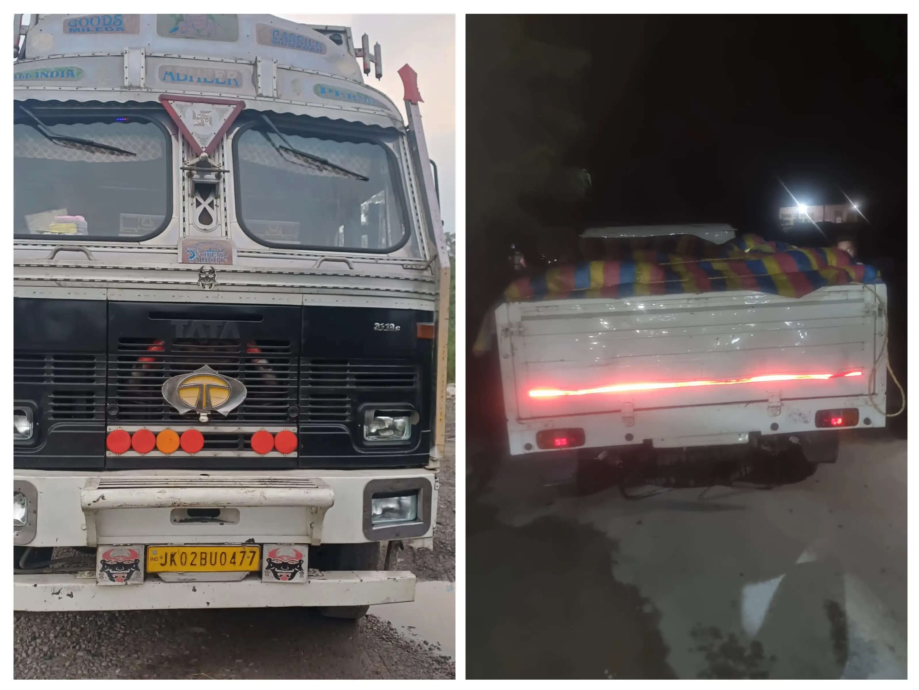लखनपुर व चड़वाल में गोवंश तस्करी के प्रयास नाकाम, 23 गोवंश मुक्त, दो वाहन जब्त