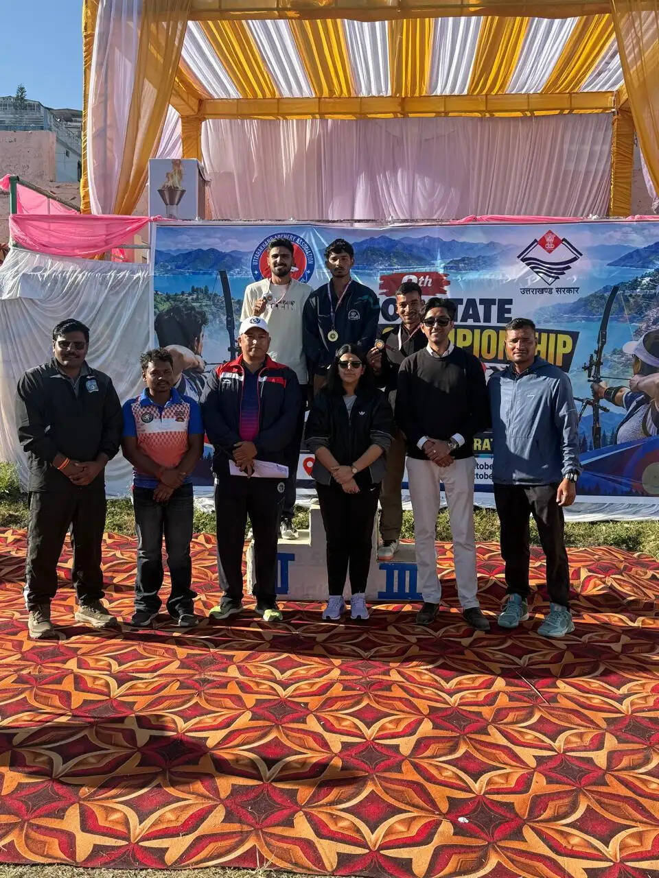 राज्य स्तरीय तीरंदाजी में खिलाड़ियों ने दिखाया दमखम, विजेताओं को मिले पदक