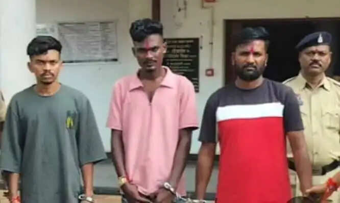 काम दिलाने के बहाने नाबालिग से यौन शोषण के तीन आराेपित गिरफ्तार