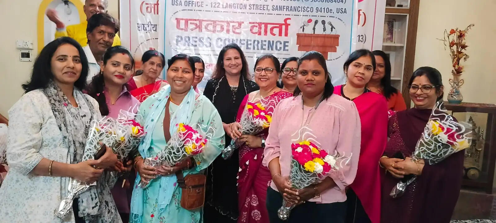 अंतर्राष्ट्रीय महिला दिवस पर महिला पत्रकाराें काे किया गया सम्मानित