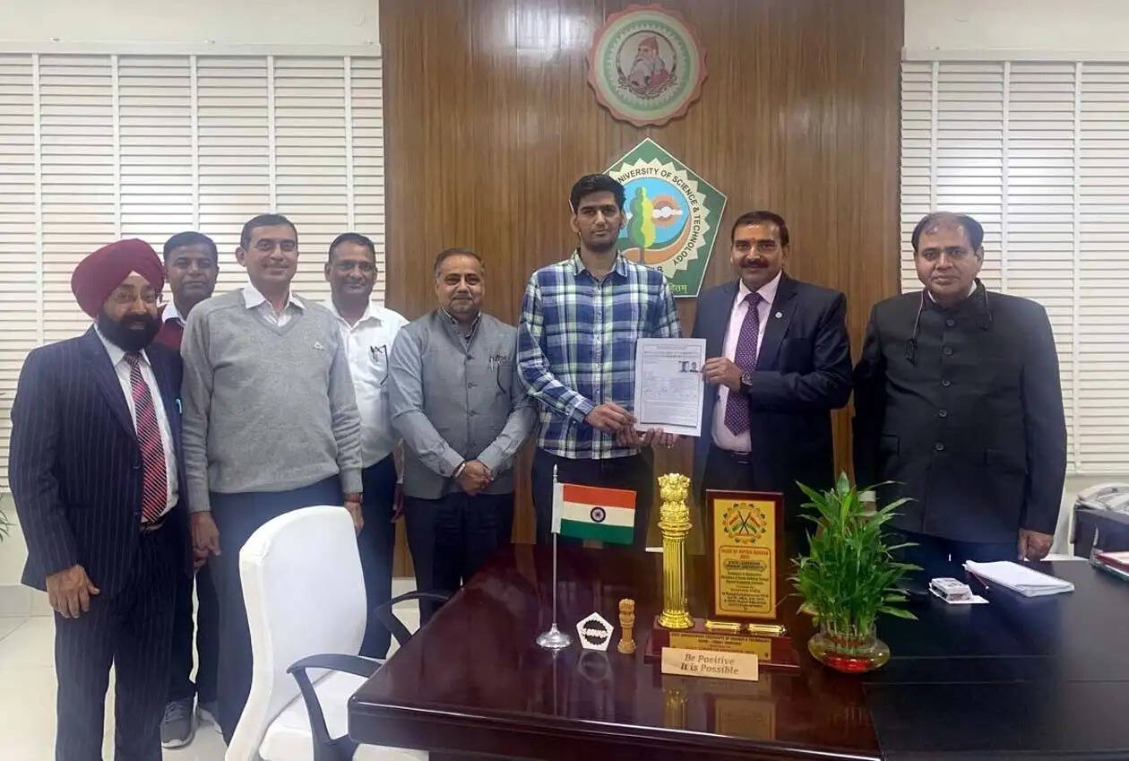 हिसार : गुरु जम्भेश्वर विश्वविद्यालय के विद्यार्थी साहिल ने हासिल किया 98.59 पर्सेंटाइल