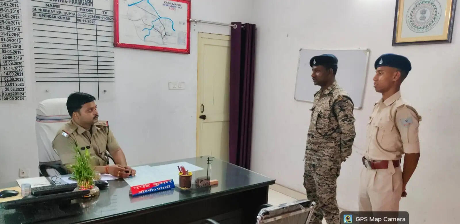 थानों में हुआ चौकीदारों का परेड, भ्रमणशील रहने का दिया आदेश