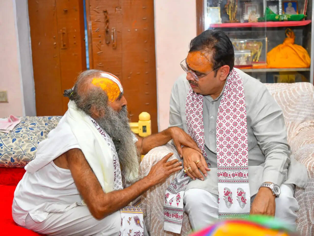 मुख्यमंत्री भजनलाल शर्मा ने शाहपुरा के त्रिवेणी धाम में की पूजा-अर्चना