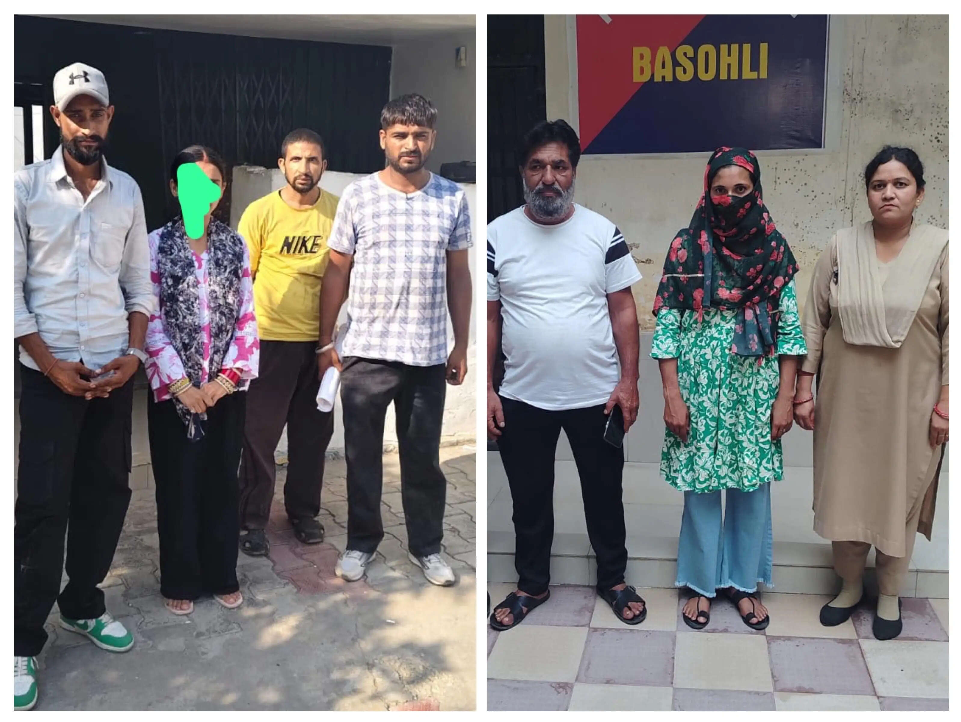 कठुआ पुलिस ने 2 लापता महिलाओं को परिवार से मिलाया