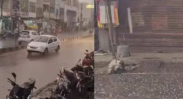 मध्य प्रदेश में बदला मौसम, कई जिलों में हुई बारिश, ओले भी गिरे, 34 जिलों में अलर्ट जारी