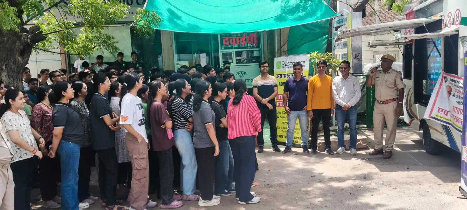 सरदार वल्लभभाई पटेल की 150वीं जयंती विद्यार्थियों को दिया यातायात नियमों की पालना का संदेश
