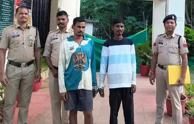 लोहे की रॉड से प्राणघातक हमला करने वाले दो आरोपित गिरफ्तार