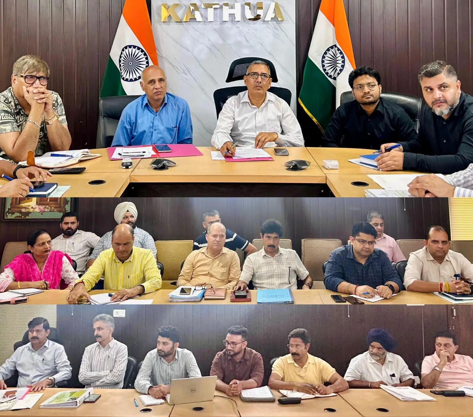 जल संचय अभियान 2.0 की समीक्षा, डीसी कठुआ ने समयबद्ध कार्य पूर्ण करने के दिए निर्देश