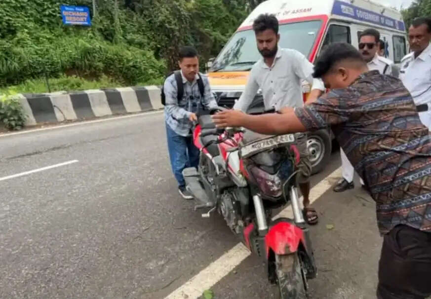 सड़क दुर्घटना में एक व्यक्ति घायल