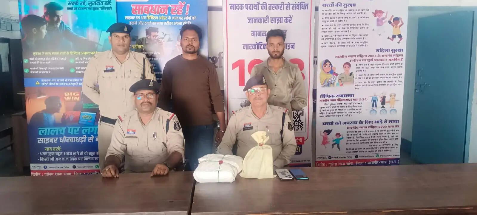 नशीली कैप्सूल की अवैध बिक्री मामले में चांपा पुलिस की बड़ी कार्रवाई, दो और आरोपित गिरफ्तार