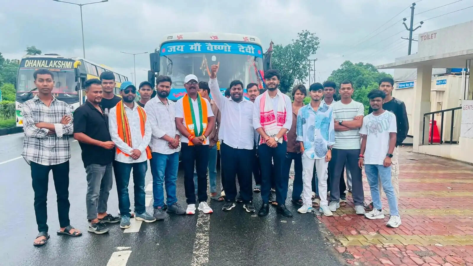 जेपीएससी घेराव आंदोलन में शामिल हुए&nbsp;भाजयुमो कार्यकर्ता