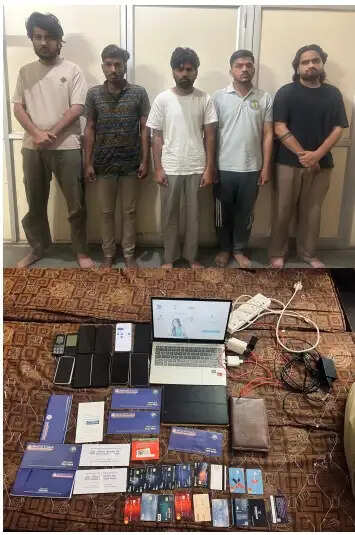 यूएई–नेपाल से जुड़े ऑनलाइन सट्टा गिरोह के पांच आराेपित गिरफ्तार