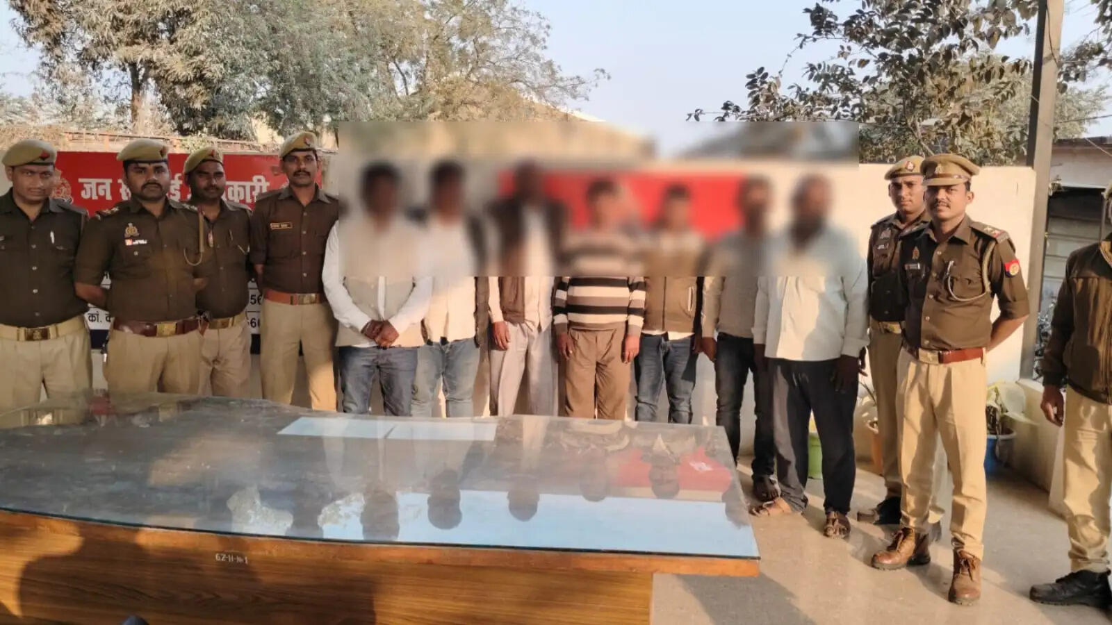 फायरिंग कर हत्या के प्रयास मामले में सात आरोपित गिरफ्तार