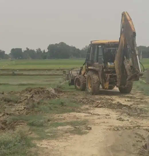 पीडीए ने दो स्थानों पर ध्वस्त की अवैध प्लॉटिंग