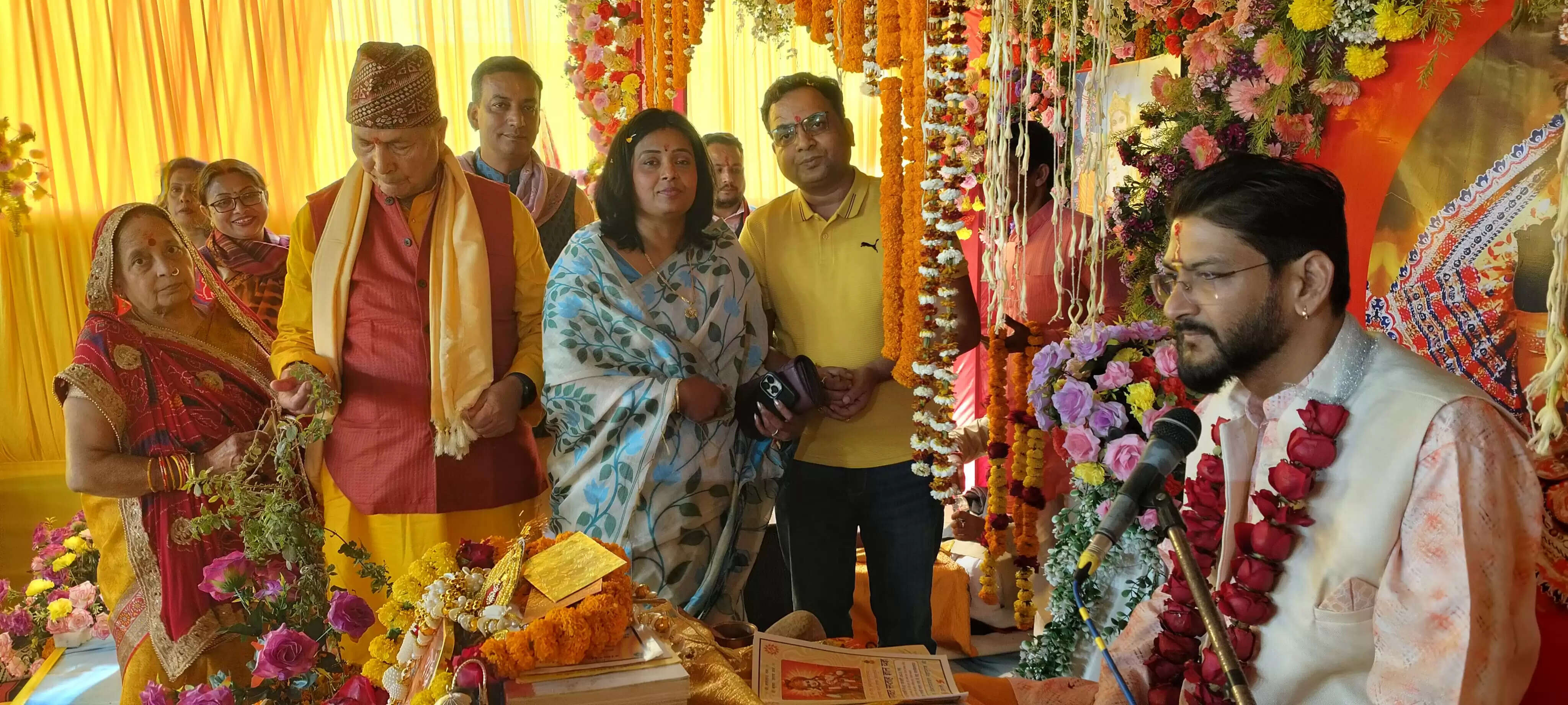 श्रीकृष्ण बाल लीला और गोवर्धन महोत्सव से गूंजा भागवत कथा स्थल