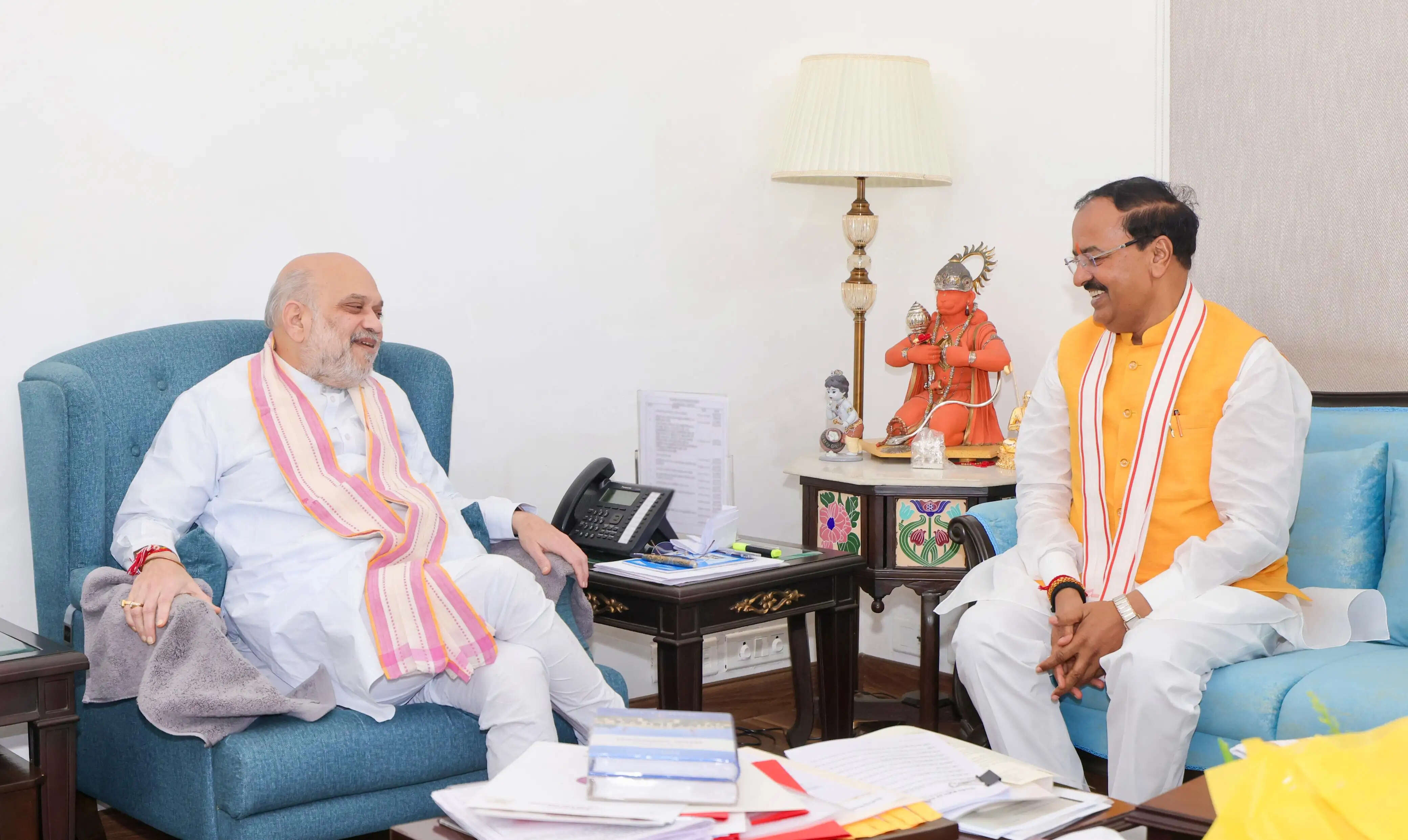 केशव प्रसाद मौर्य ने अमित शाह से की मुलाकात, मिशन 2027 पर हुई चर्चा